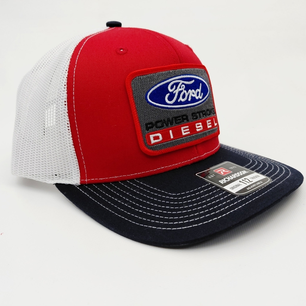 Ford Power Stroke Diesel Richardson 112 Trucker Hat Snapback New - Picture 2 of 4